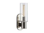 Harlin Wall Sconce in Clear by Bling Lighting Studio