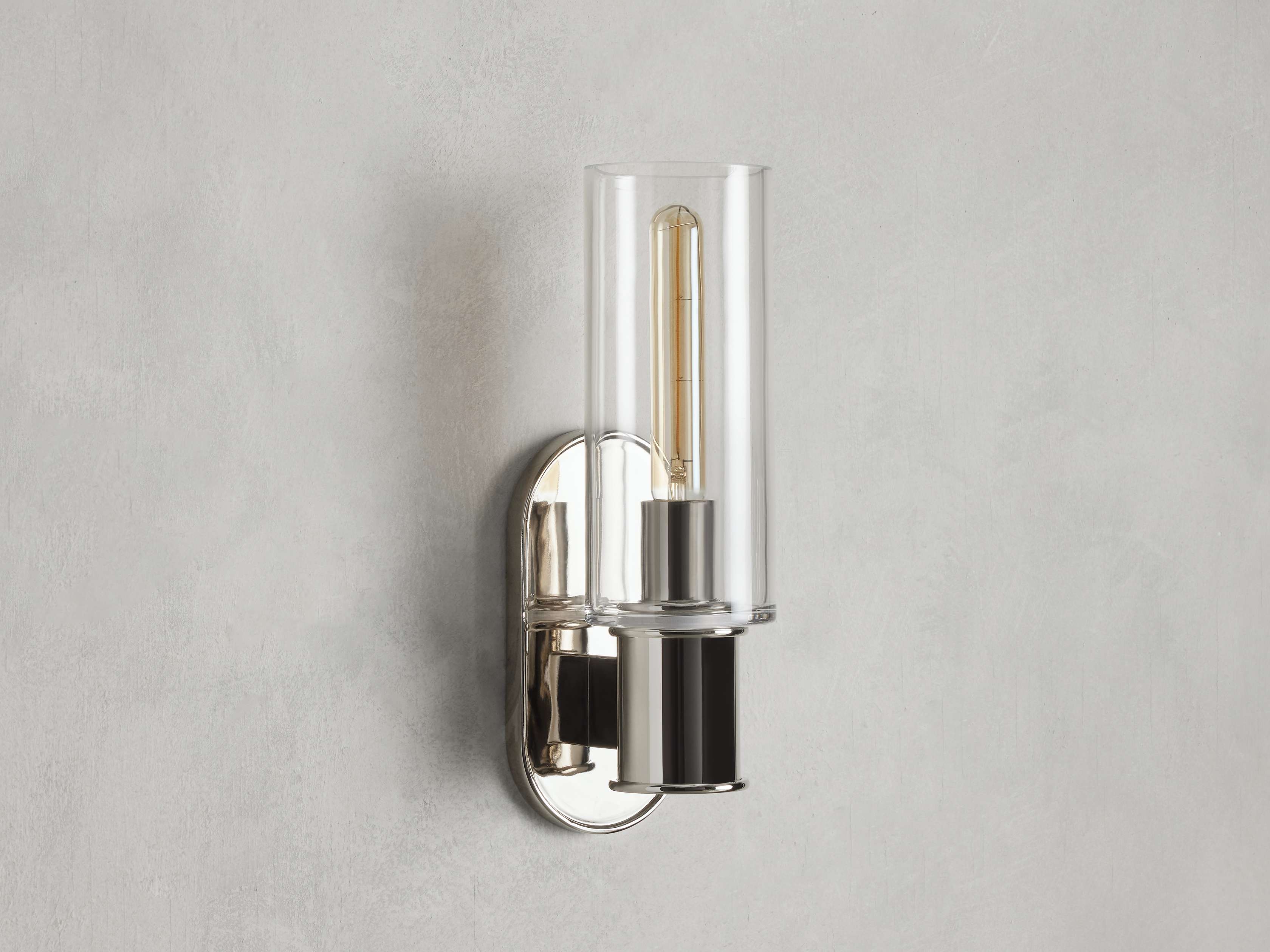 Harlin Wall Sconce in Clear by Bling Lighting Studio