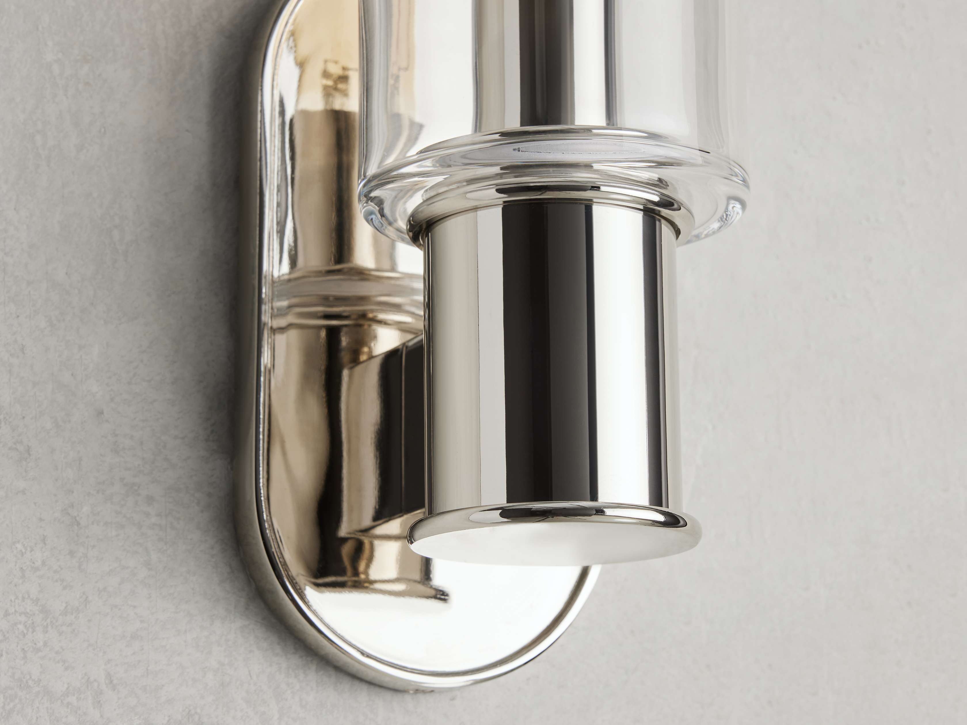 Harlin Wall Sconce in Clear by Bling Lighting Studio