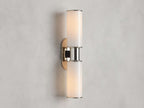 Harlin 2-Light Wall Sconce in Milk by Bling Lighting Studio