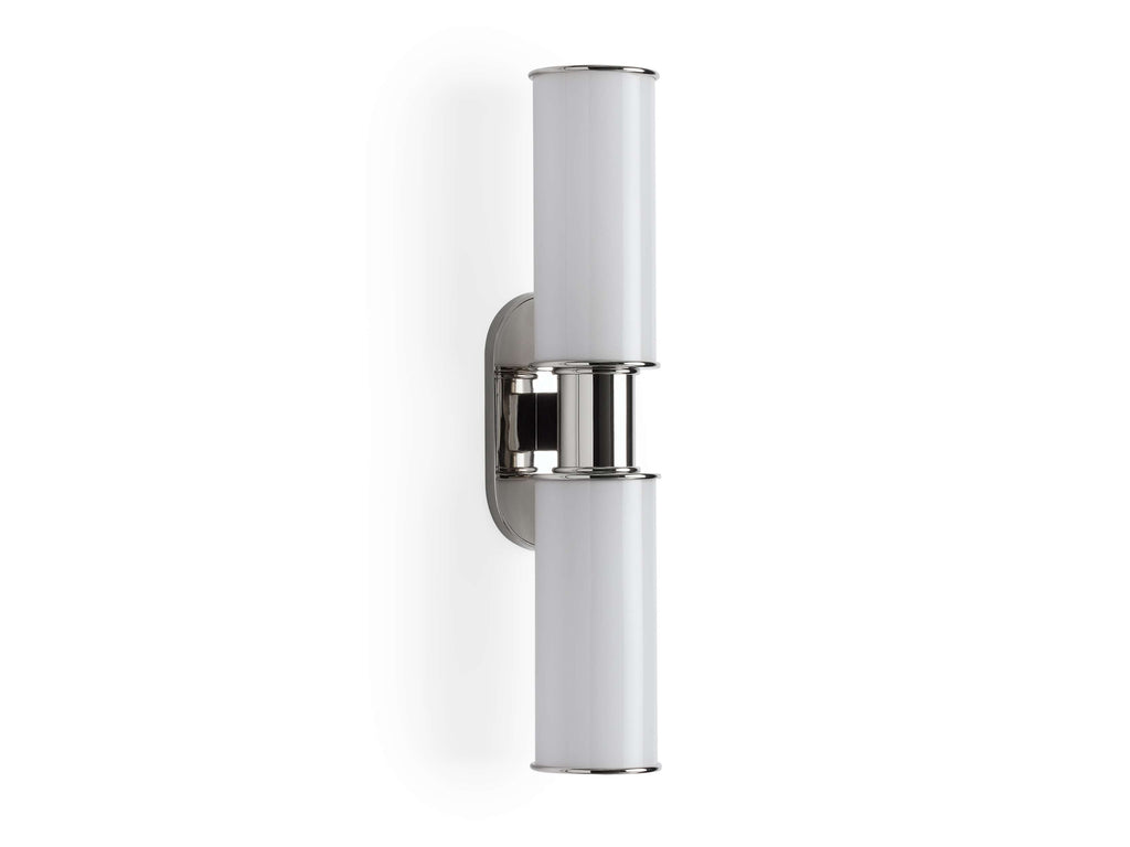 Harlin 2-Light Wall Sconce in Milk by Bling Lighting Studio