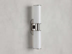 Harlin 2-Light Wall Sconce in Milk by Bling Lighting Studio