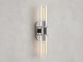 Harlin 2-Light Wall Sconce in Clear by Bling Lighting Studio