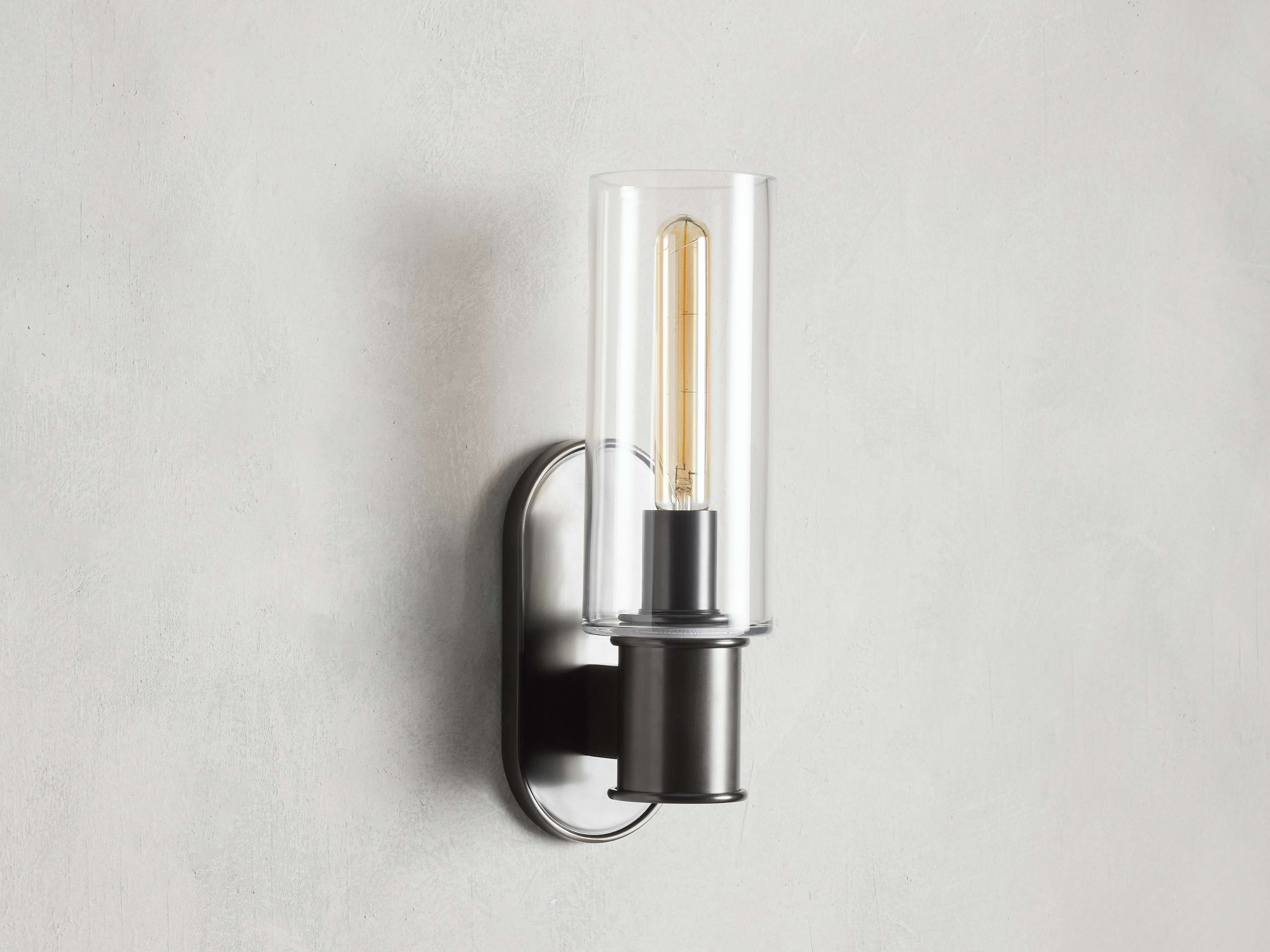 Harlin Wall Sconce in Clear by Bling Lighting Studio