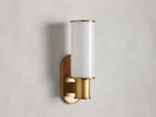 Harlin Wall Sconce in Milk by Bling Lighting Studio