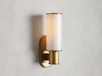 Harlin Wall Sconce in Milk by Bling Lighting Studio
