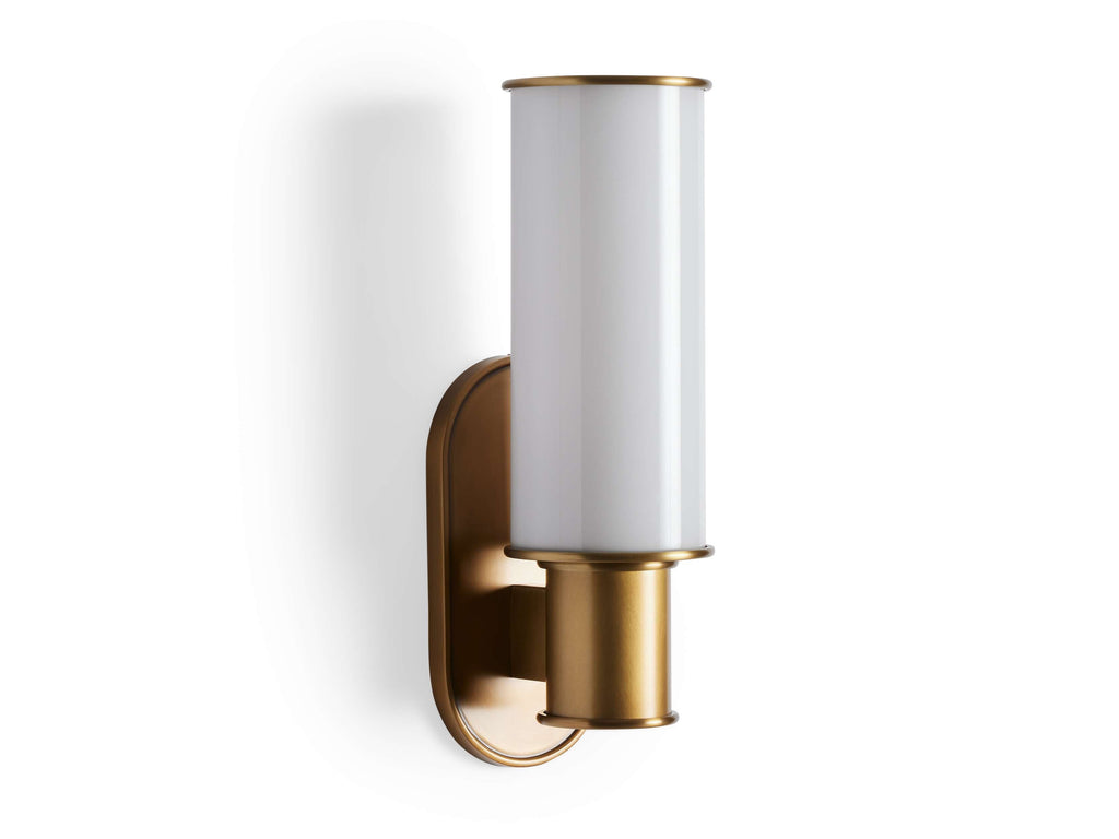 Harlin Wall Sconce in Milk by Bling Lighting Studio