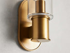 Harlin Wall Sconce in Clear by Bling Lighting Studio