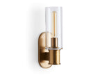 Harlin Wall Sconce in Clear by Bling Lighting Studio