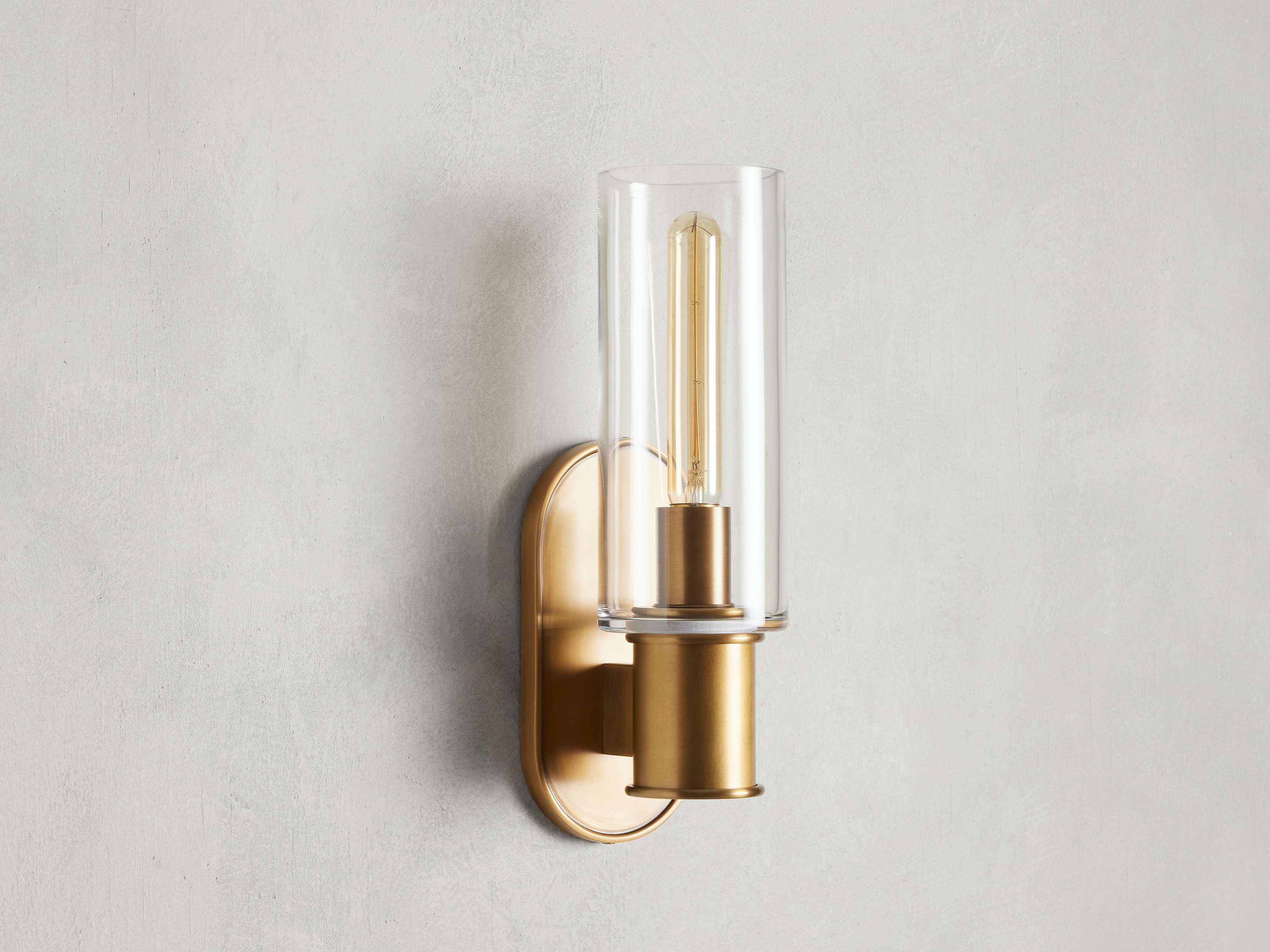 Harlin Wall Sconce in Clear by Bling Lighting Studio