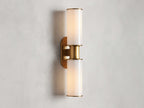 Harlin 2-Light Wall Sconce in Milk by Bling Lighting Studio