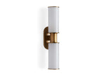 Harlin 2-Light Wall Sconce in Milk by Bling Lighting Studio