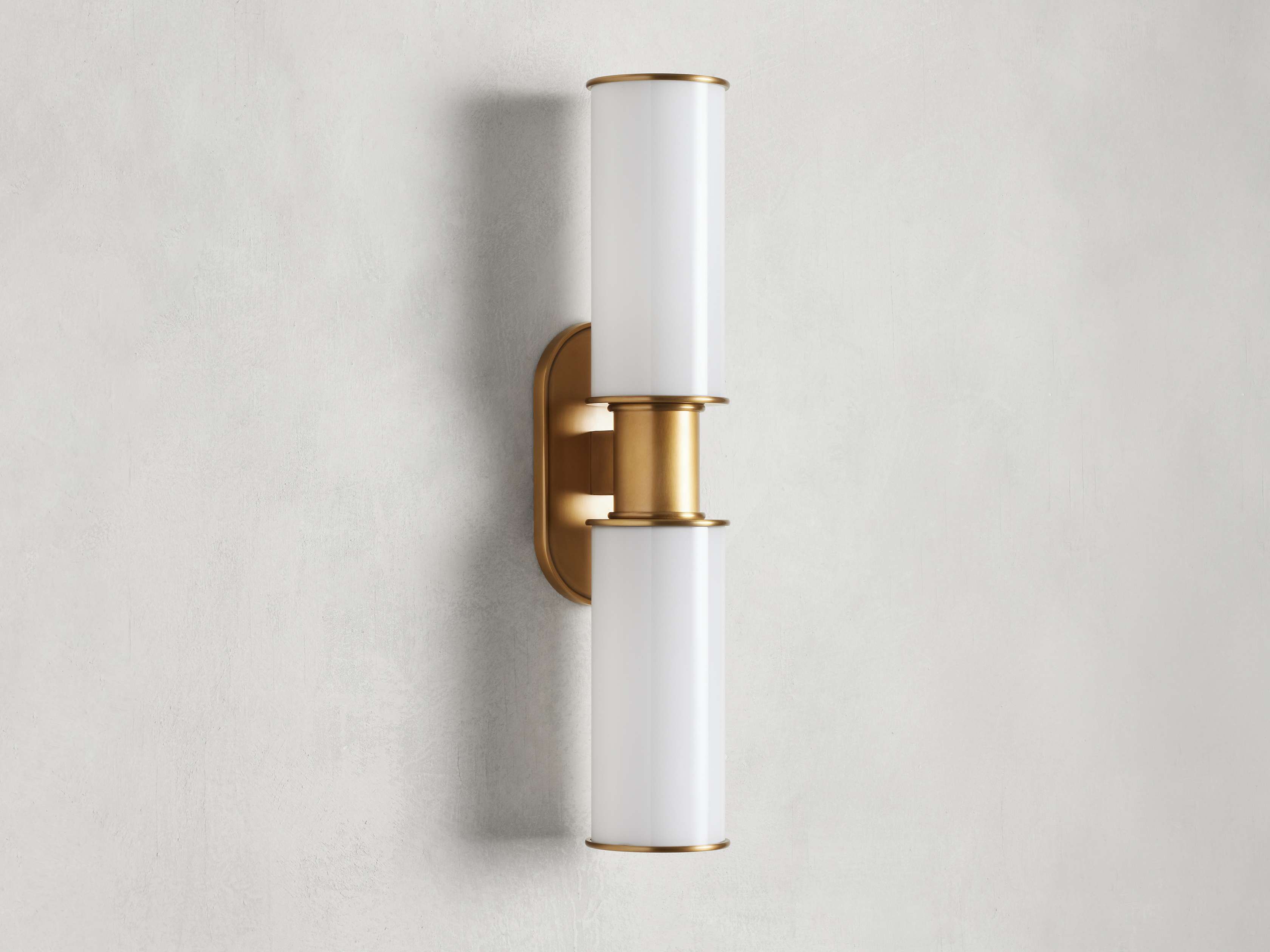 Harlin 2-Light Wall Sconce in Milk by Bling Lighting Studio