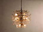 Blaire Round Glass Chandelier 32''D by Bling Lighting Studio
