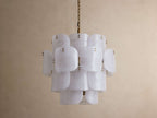 Blaire Round Glass Chandelier 32''D by Bling Lighting Studio