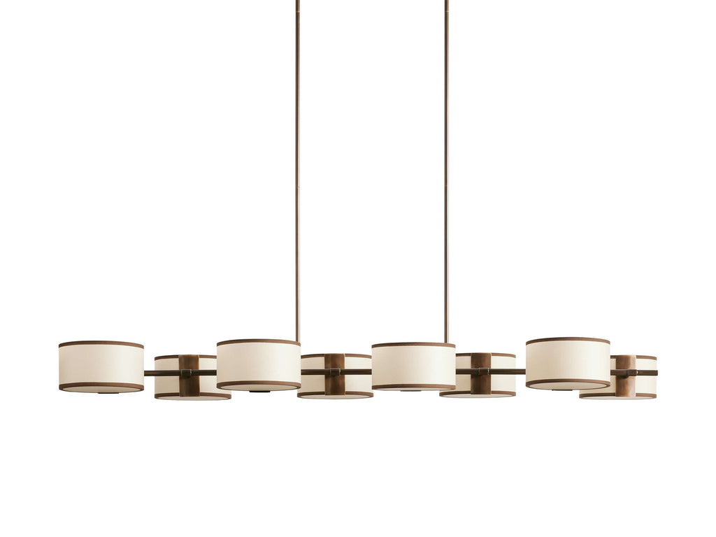 Daphne Linear Chandelier by Bling Lighting Studio