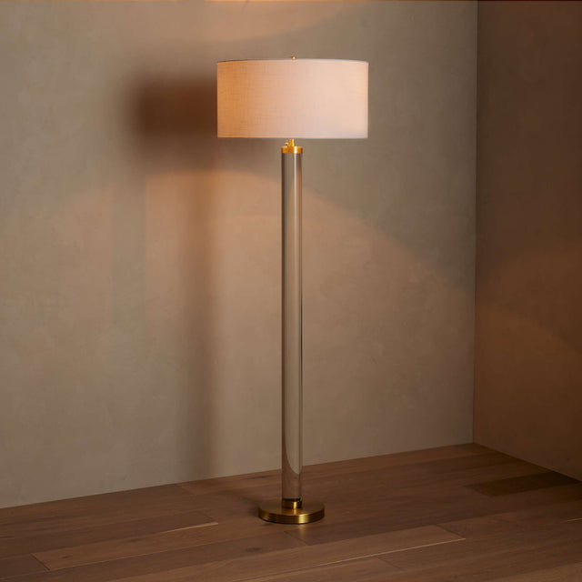 Linden Crystal Floor Lamp by Bling Lighting Studio
