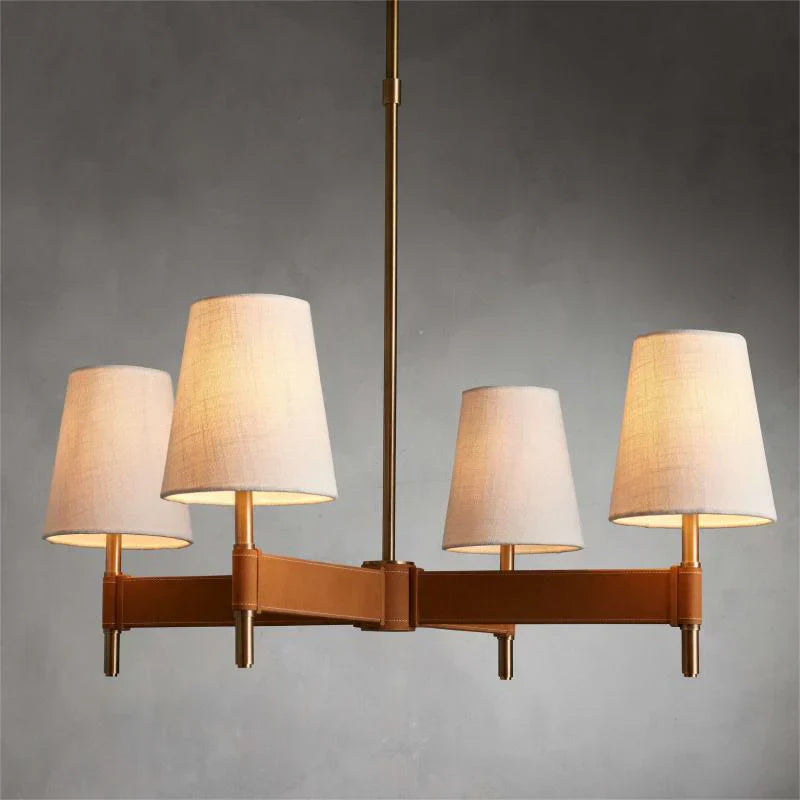 Hastings 4-Light Cross Chandelier by Bling Lighting Studio