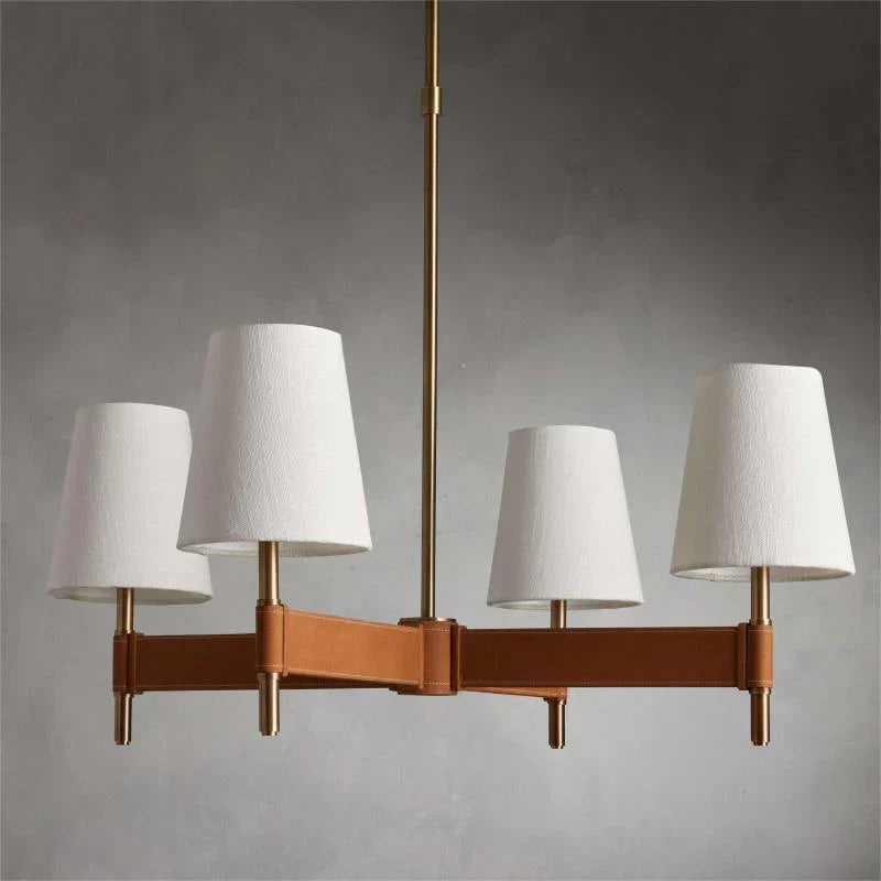 Hastings 4-Light Cross Chandelier by Bling Lighting Studio