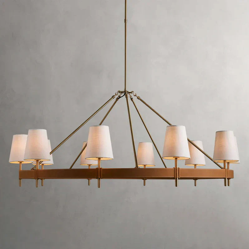 Hastings Halo Chandelier by Bling Lighting Studio