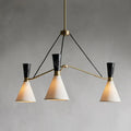 Ramsey 3-Light Round Chandelier by Bling Lighting Studio