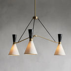 Ramsey 3-Light Round Chandelier by Bling Lighting Studio