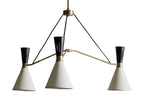 Ramsey 3-Light Round Chandelier by Bling Lighting Studio