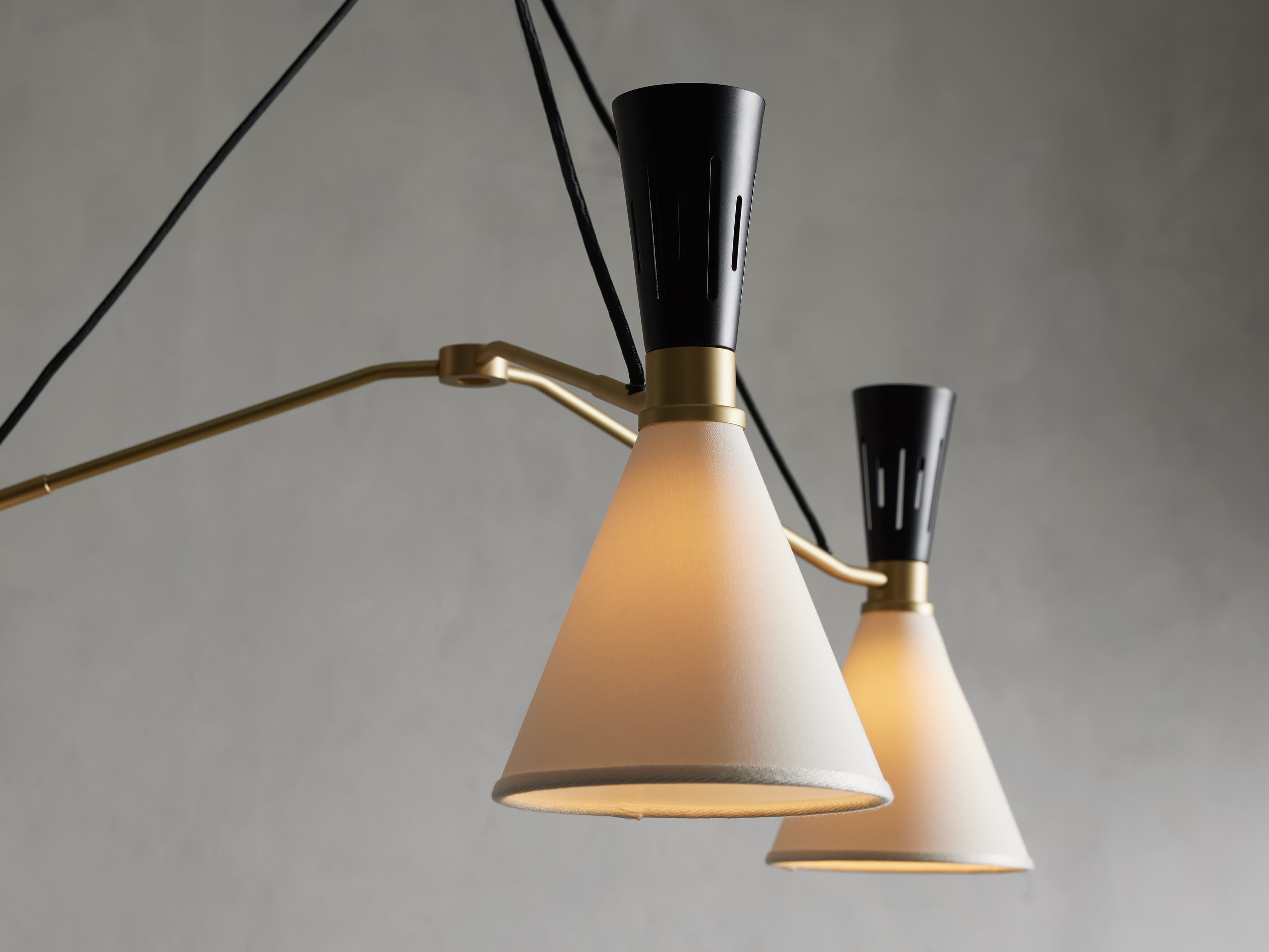 Ramsey 3-Light Round Chandelier by Bling Lighting Studio