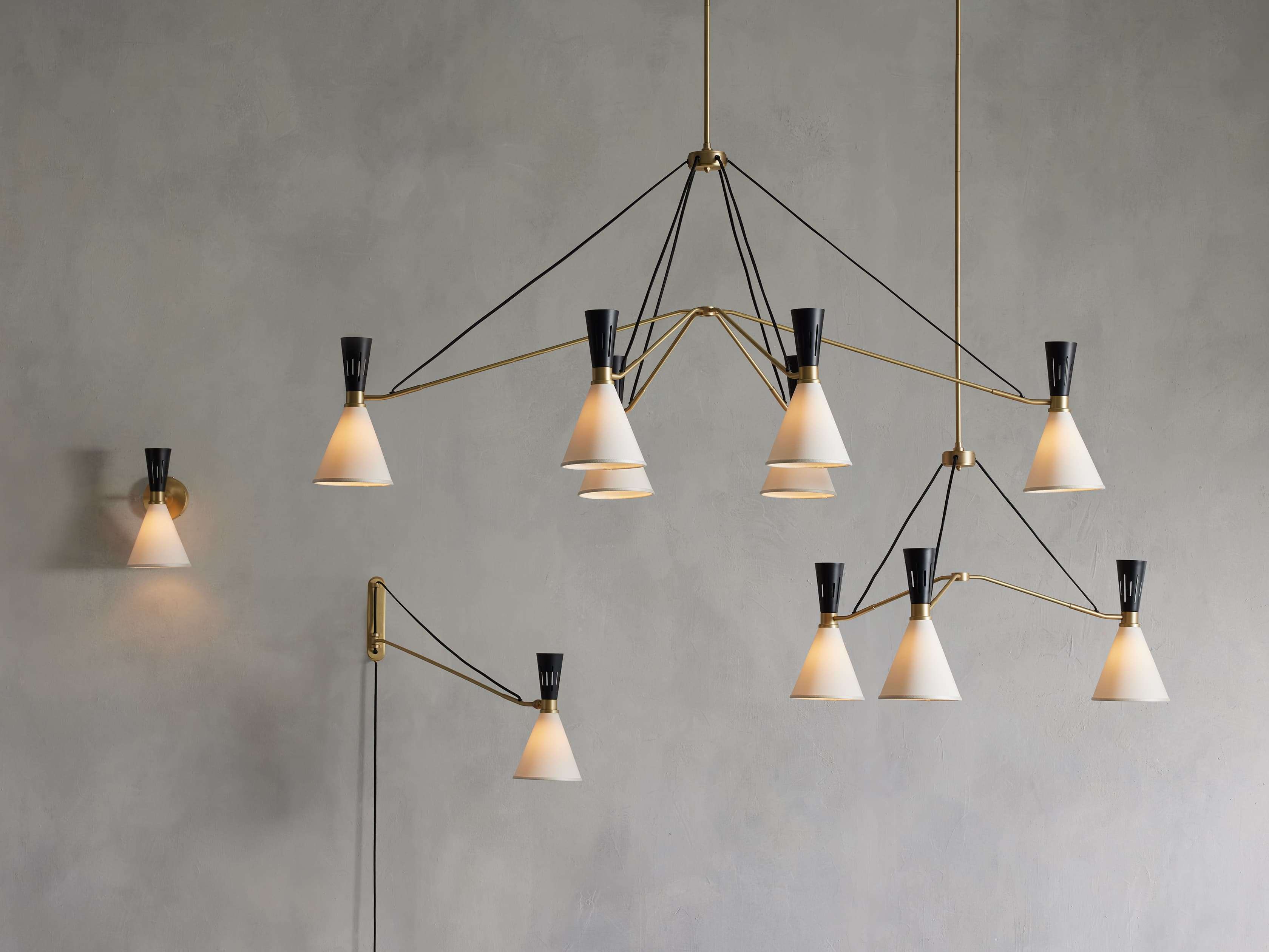 Ramsey 3-Light Round Chandelier by Bling Lighting Studio