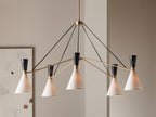 Ramsey 5-Light Round Chandelier by Bling Lighting Studio