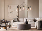Ramsey 5-Light Round Chandelier by Bling Lighting Studio