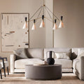 Ramsey 5-Light Round Chandelier by Bling Lighting Studio