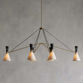 Ramsey 6-Light Linear Chandelier by Bling Lighting Studio
