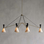 Ramsey 6-Light Linear Chandelier by Bling Lighting Studio