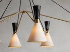 Ramsey 6-Light Linear Chandelier by Bling Lighting Studio