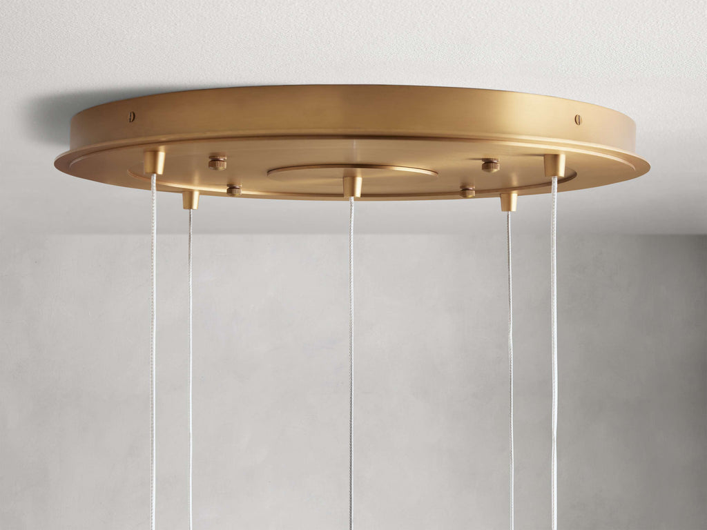 Casen Round Chandelier by Bling Lighting Studio