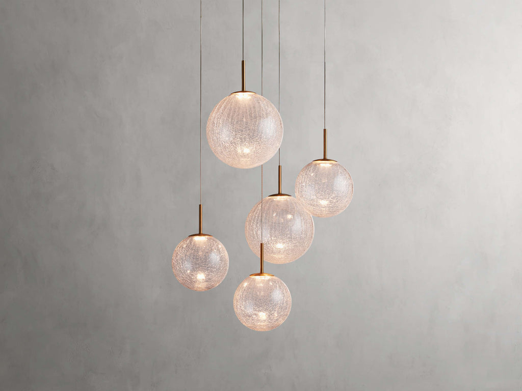 Casen Round Chandelier by Bling Lighting Studio
