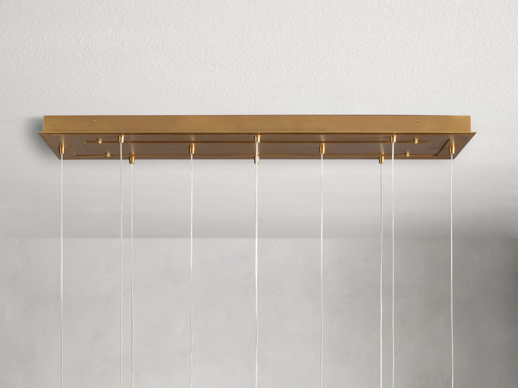 Casen Linear Chandelier by Bling Lighting Studio
