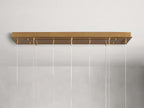 Casen Linear Chandelier by Bling Lighting Studio