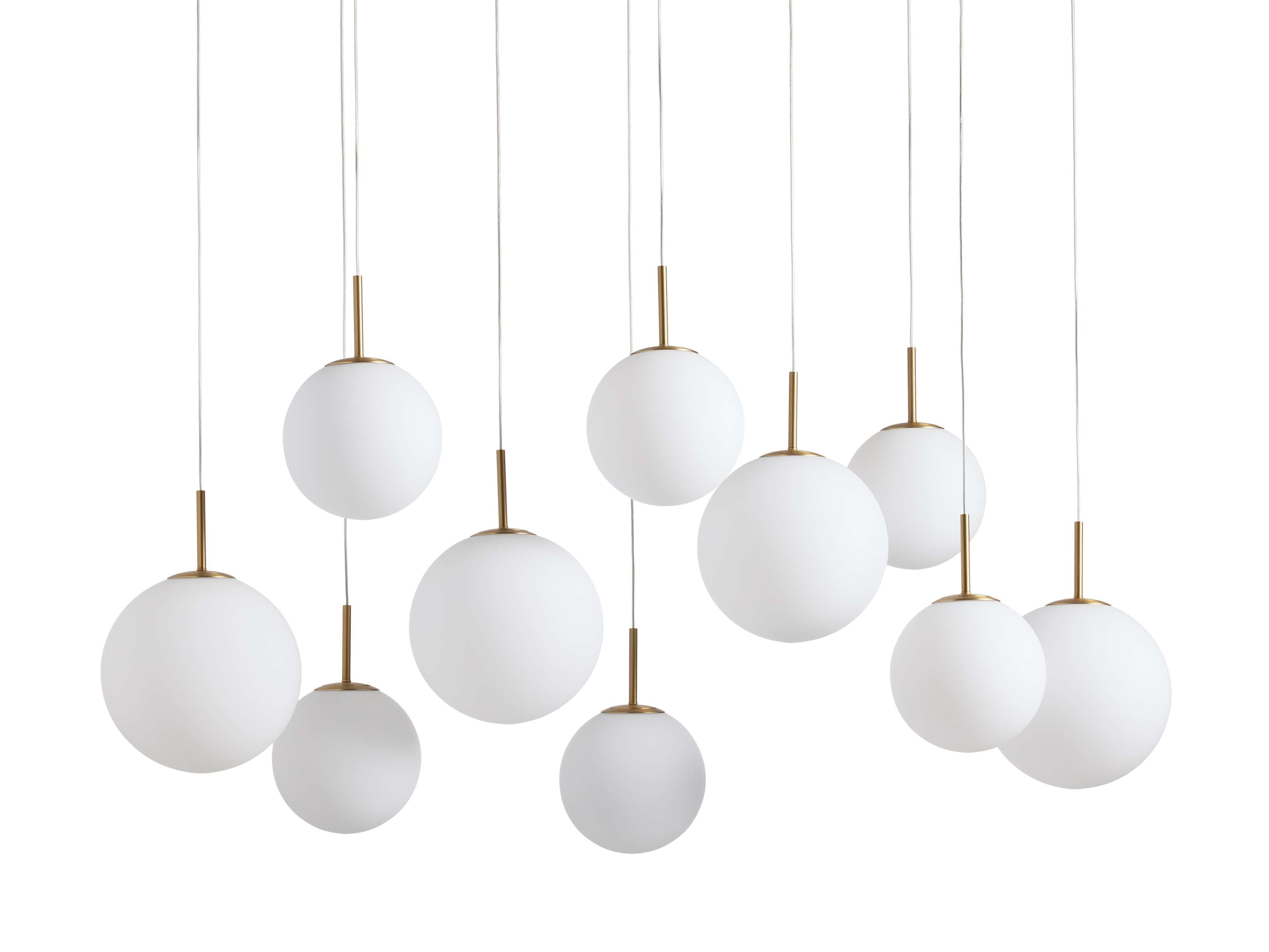 Casen Linear Chandelier by Bling Lighting Studio