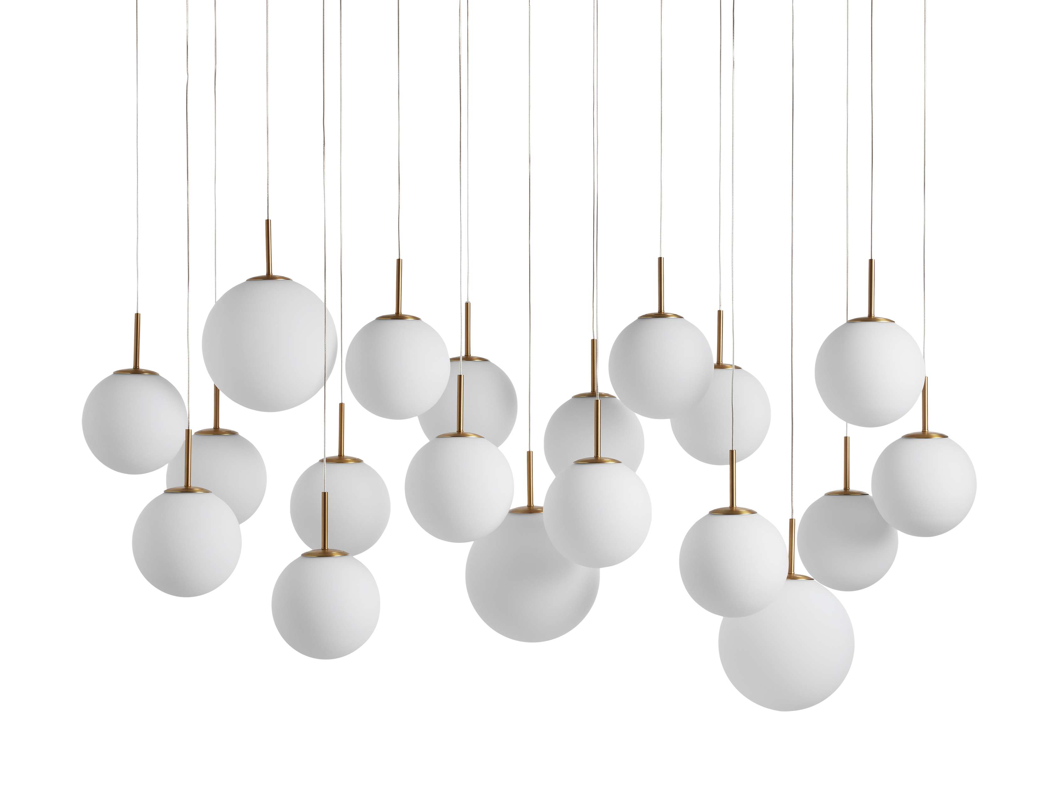 Casen Linear Chandelier by Bling Lighting Studio