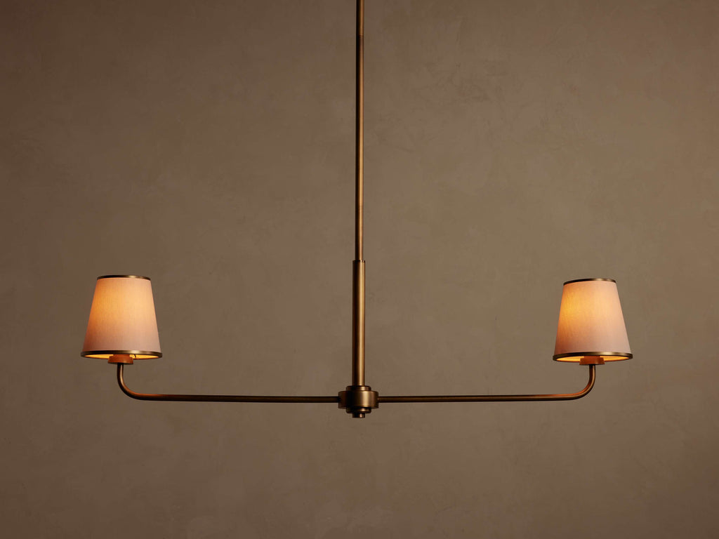 Adria 2-Light Chandelier by Bling Lighting Studio