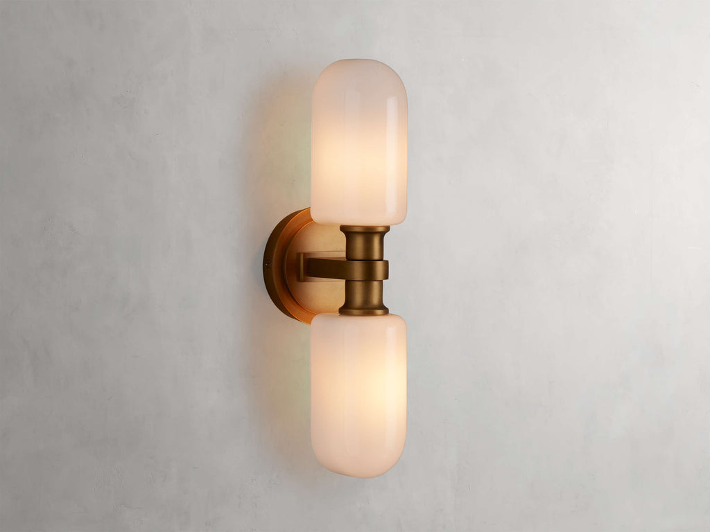 Zayd Double Sconce by Bling Lighting Studio