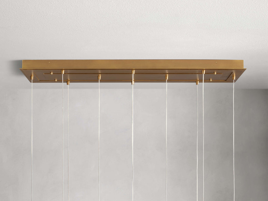 Casen Linear Chandelier by Bling Lighting Studio