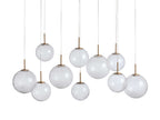 Casen Linear Chandelier by Bling Lighting Studio