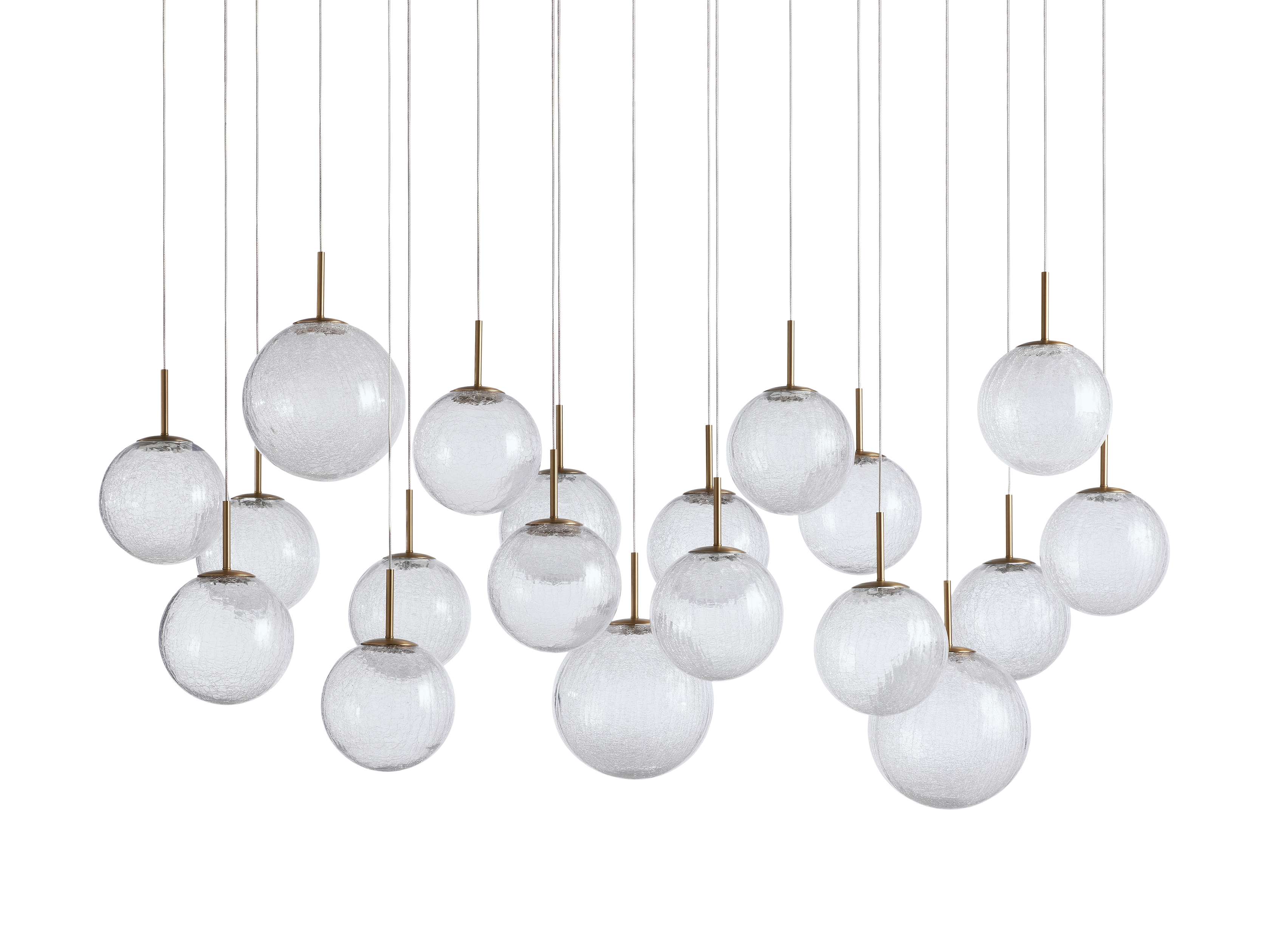 Casen Linear Chandelier by Bling Lighting Studio