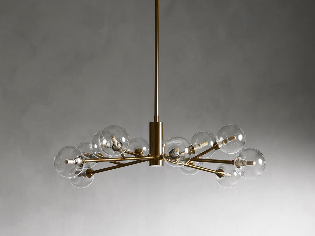 Apollo Round Chandelier by Bling Lighting Studio