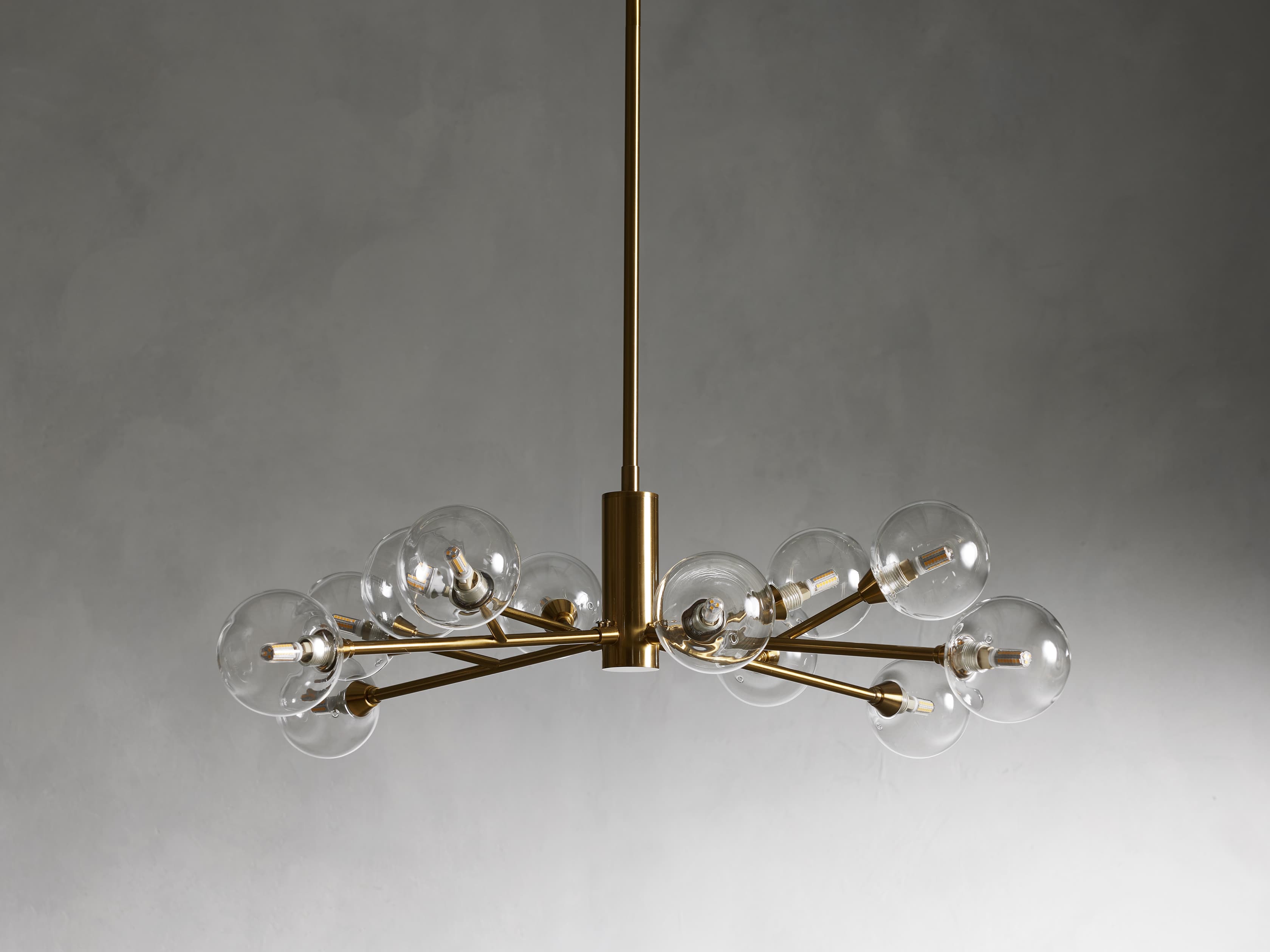 Apollo Round Chandelier by Bling Lighting Studio