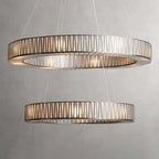 Jeunet 2-Tier Round Chandelier by Bling Lighting Studio