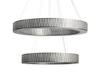 Jeunet 2-Tier Round Chandelier by Bling Lighting Studio